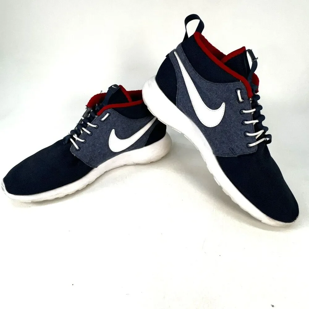 Nike ID Roshe Run Men’s 13 Red White Blue Pendleton Wool One Of A Kind V02NI
